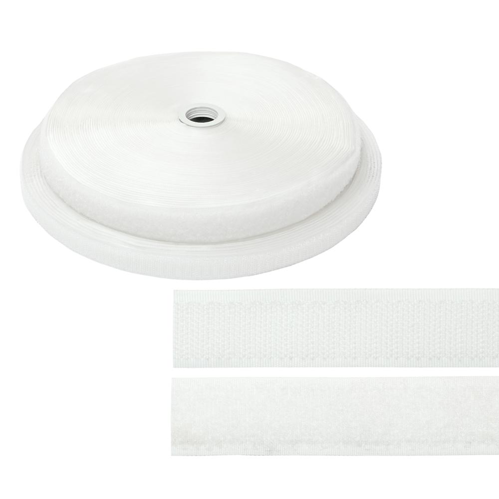 Velcro Adhesive Hook And Loop Tape - 60% Nylon 40% Polyester Different Sizes Available - White/black Good Quality
