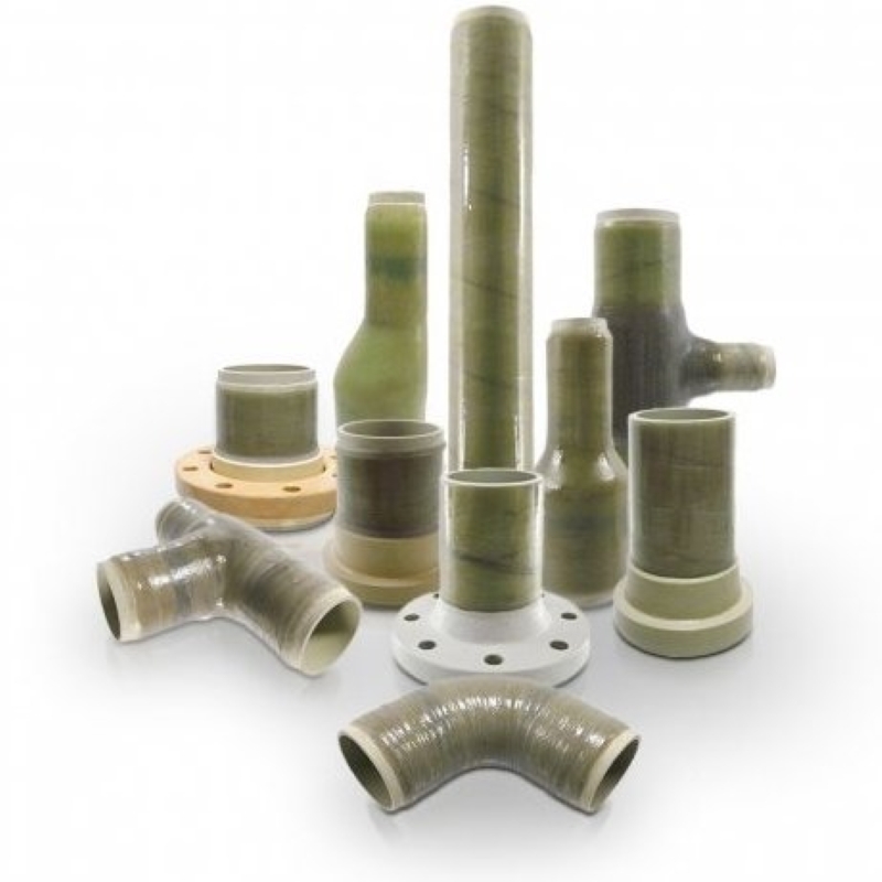 FRP & Thermoplastic lined FRP Pipes & Fittings