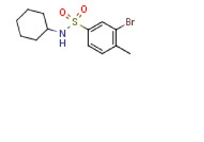 N-Cyclohexyl 3-bromo-4- methylbenzenesulfonamide