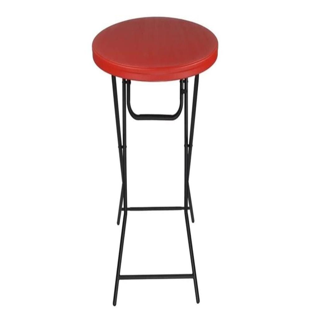 Supreme Bistro Table - Glass Reinforced Polymers, Smooth Finish, Red Color | Eco-friendly, Foldable Design, Durable Quality