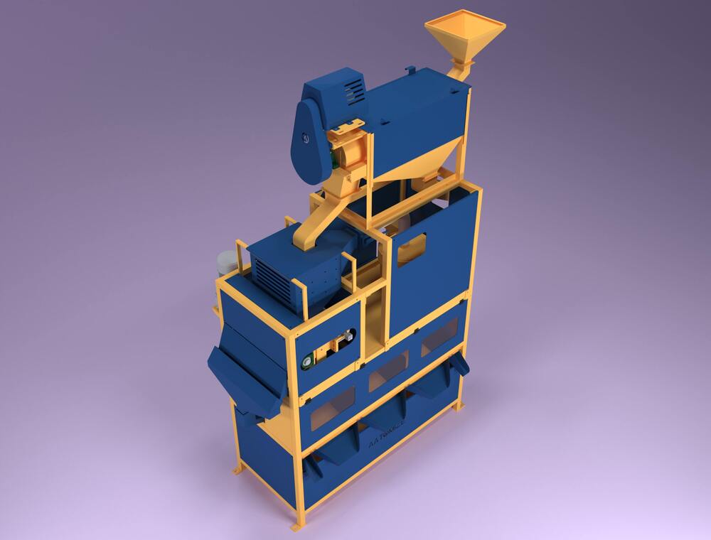Multi-grain Automatic Seed Cleaning Plant - Capacity: 200 Kg/hr