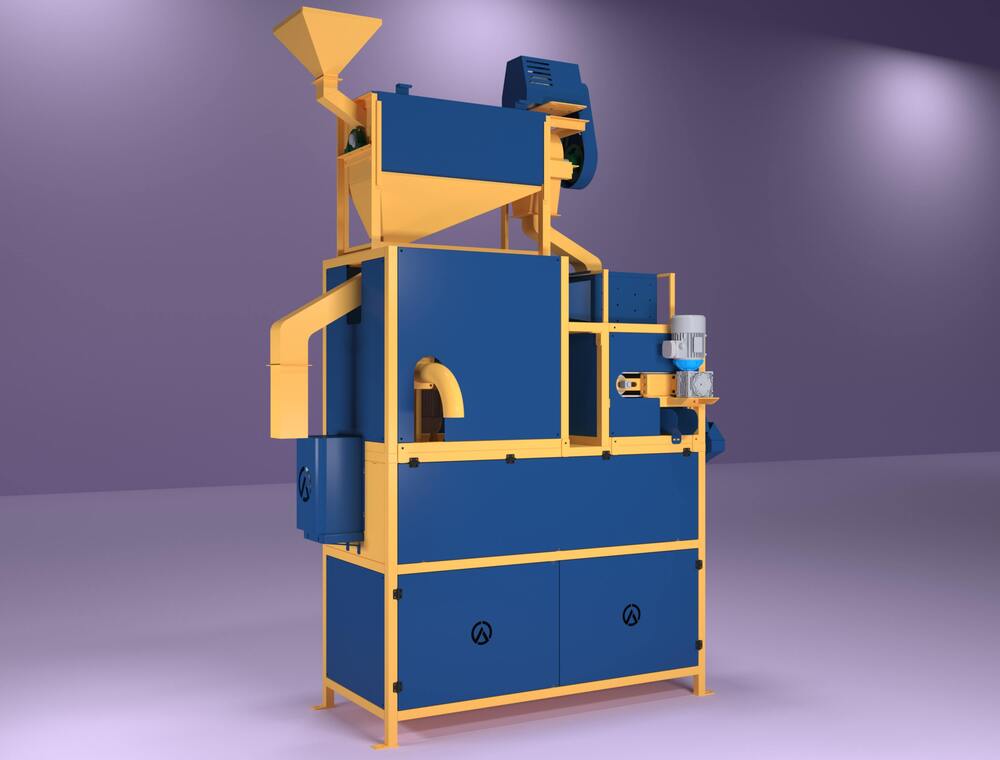 Multi-grain Automatic Seed Cleaning Plant - Capacity: 200 Kg/hr