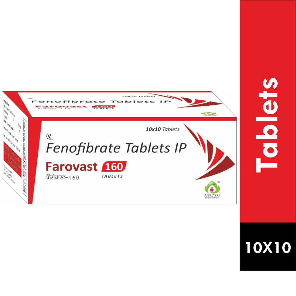 FAROVAST 160 TABLET - FENOFIBRATE 160MG