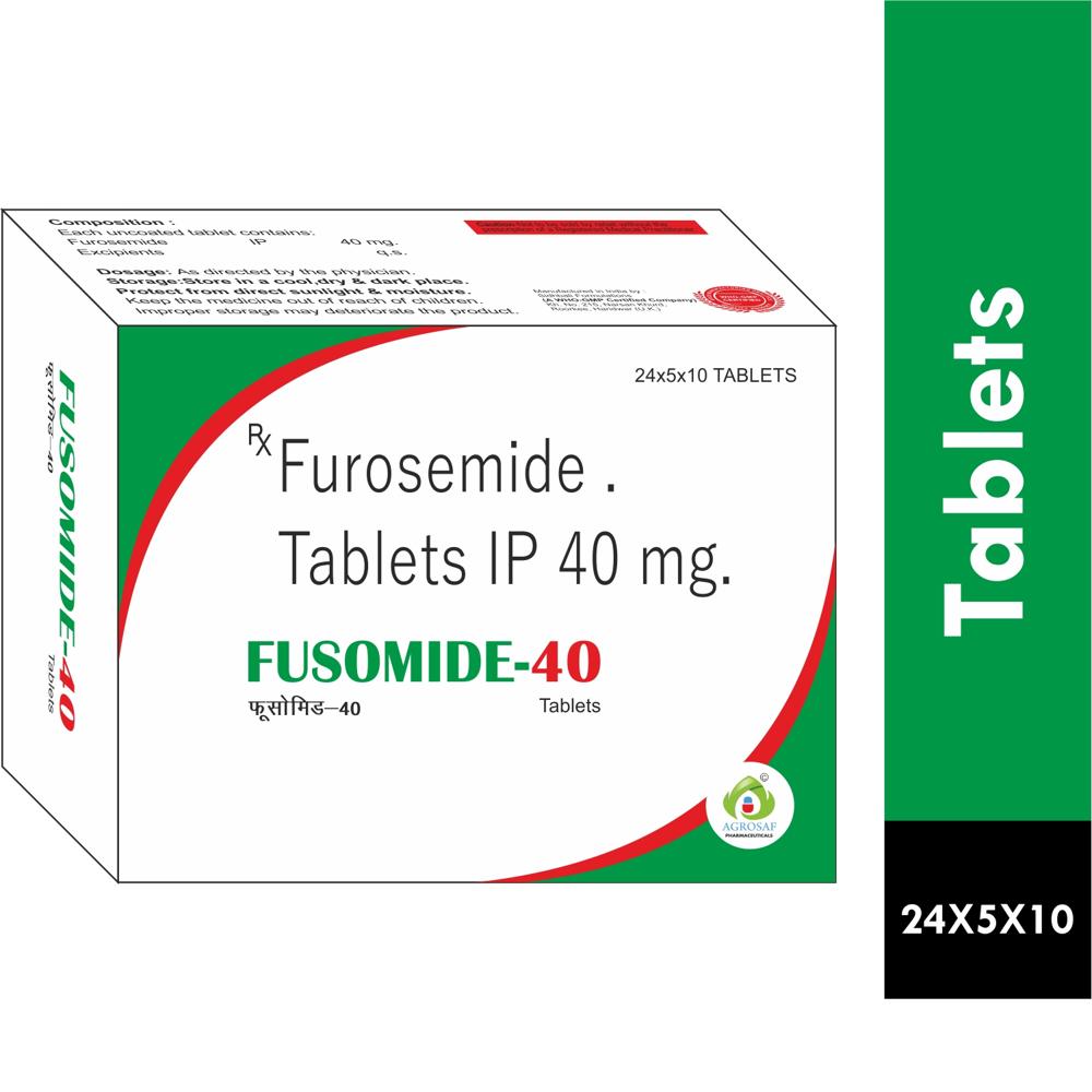 Fusomide 40 Tablet - Drug Type: General Medicines