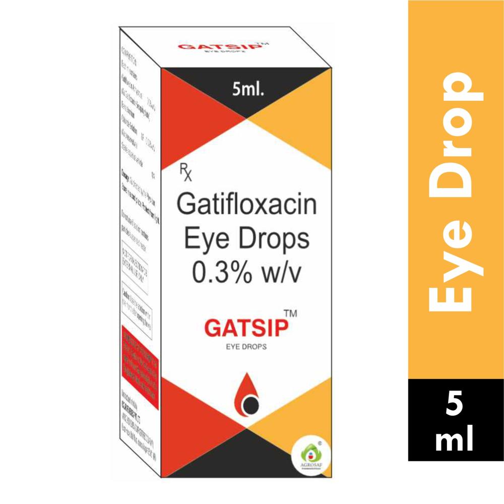GATSIP EYE DROP - Gatifloxacin (0.3% w/v)