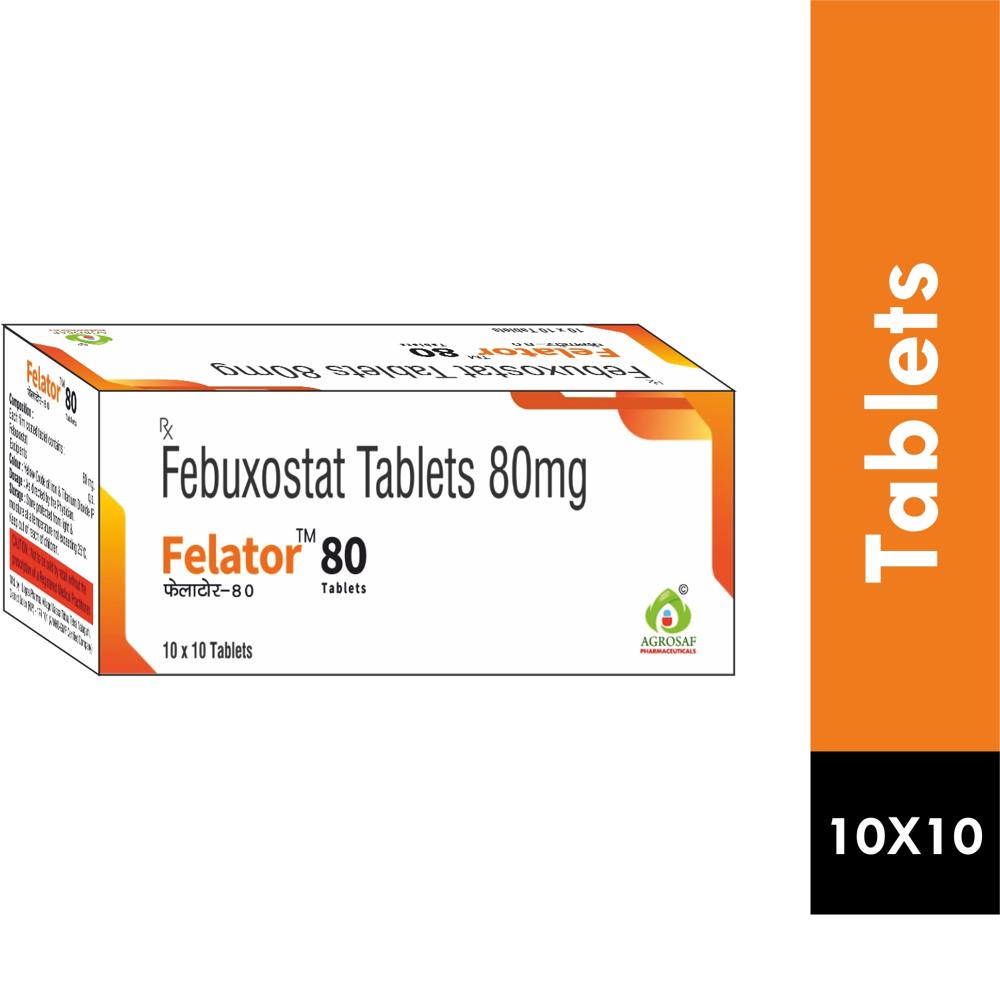 FELATOR 80 TABLET - Febuxostat (80mg)