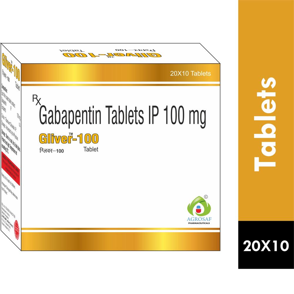 GLIVER 100 TABLET - Gabapentin (100mg)