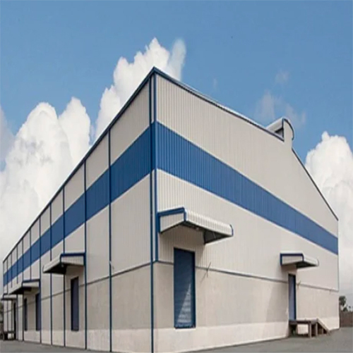 Modular Pv Shed - Color: White & Blue