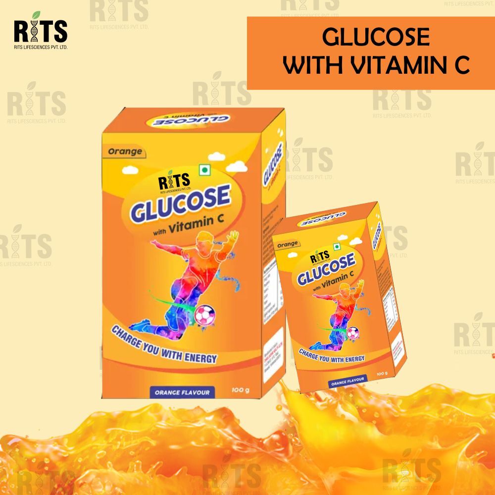 GLUCOSE WITH VITAMIN C- ORANGE FLAVOUR