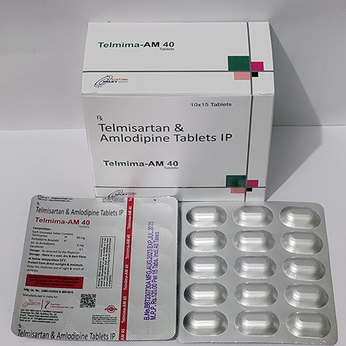 Telmima-am 40 Tablet (Telmisartan 40mg Amlodipine 5mg)