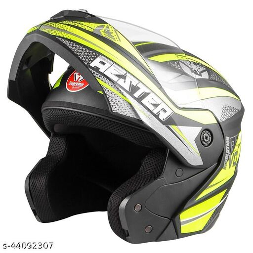 Flip Up Graphics Helmet