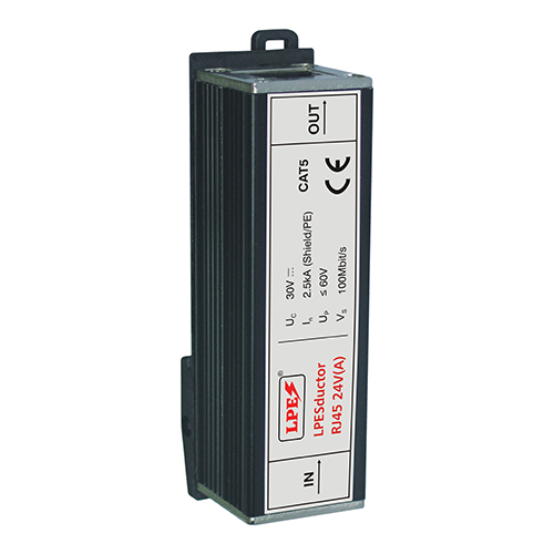 LPESductor RJ45 24VA ईथरनेट सर्ज अरेस्टर