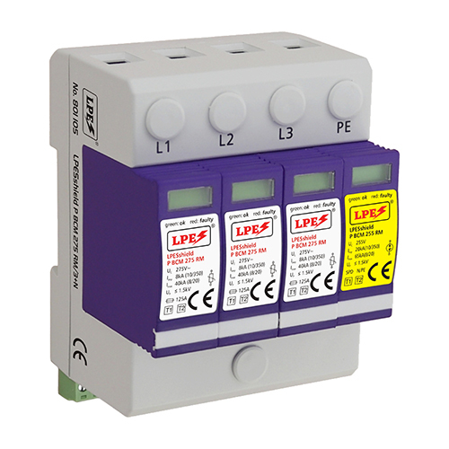 LPESshield P BCM 275 RM-3+N Surge Protector Device