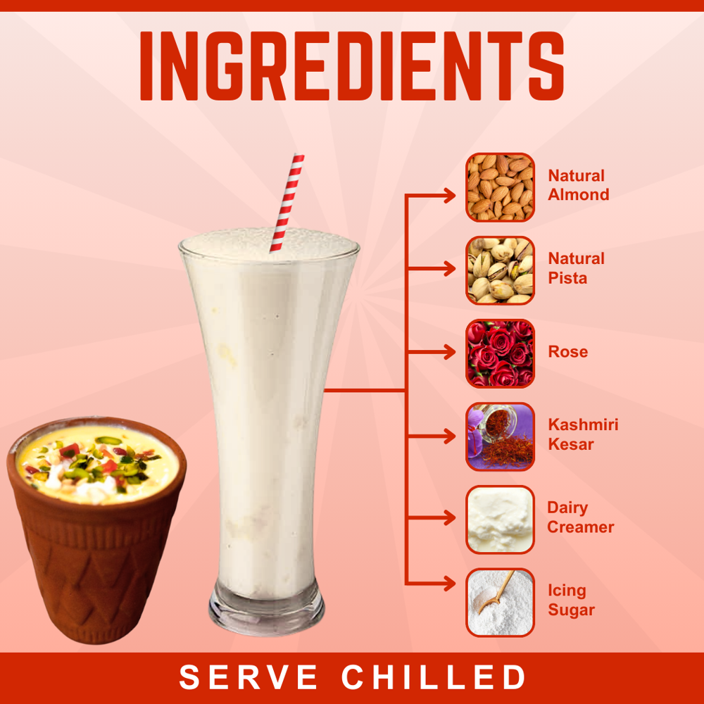 Shahi Thandai Lassi Milkshake