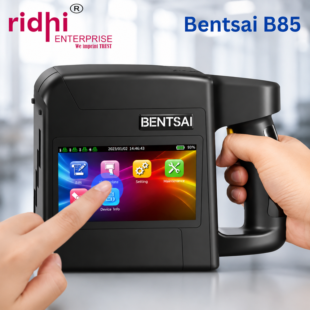 Bentsai B85 Handheld Inkjet Printer (4-inch, 100mm) - Automatic Grade: Semi-automatic