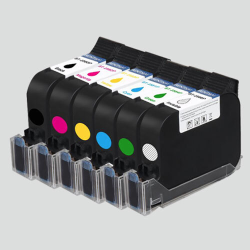 Half Inch 12.7mm Water Based Ink Cartridge For Handheld Inkjet Printers