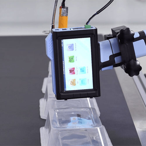 Conveyor For Bentsai Handheld Printer On Batch Printing Of Date Code Logo