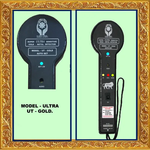 Ultra Ut Gold Hand Held Gold Metal Detector - Color: Black