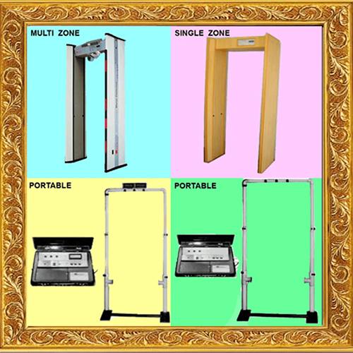 Door Frame Metal Detectors - Color: Brown