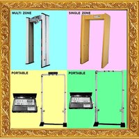 Ultra Sm 2512 Portable Door Frame Metal Detector - Color: Brown