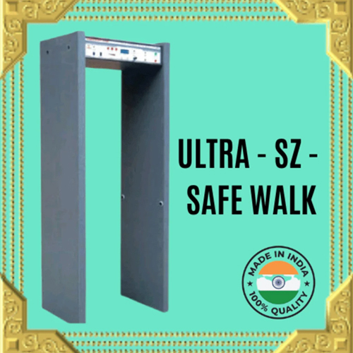 Ultra Sz Safe Walk Single Zone Door Frame Metal Detector - Color: Grey
