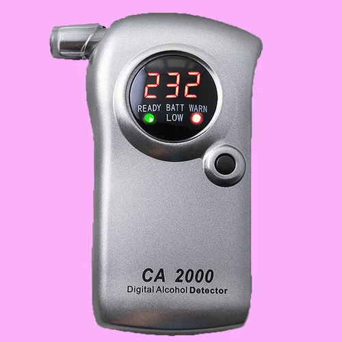 Ca2000 Alcohol Breath Analyser - Color: Silver