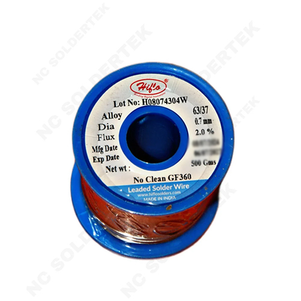 Hiflo 63-37 Solder Wire - Color: Silver