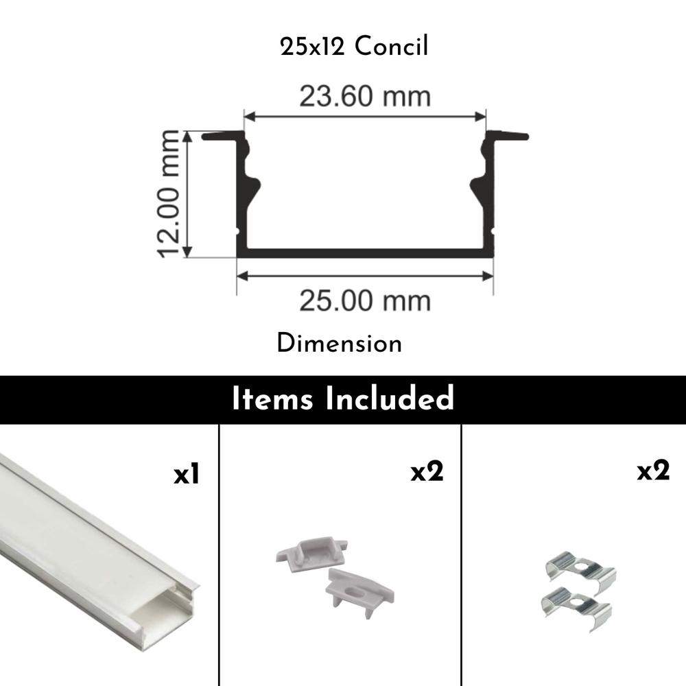 Concil Light Inage 25 X 12 Concil at 215.94 INR in Ahmedabad | Abaj Interiors Pvt. Ltd.
