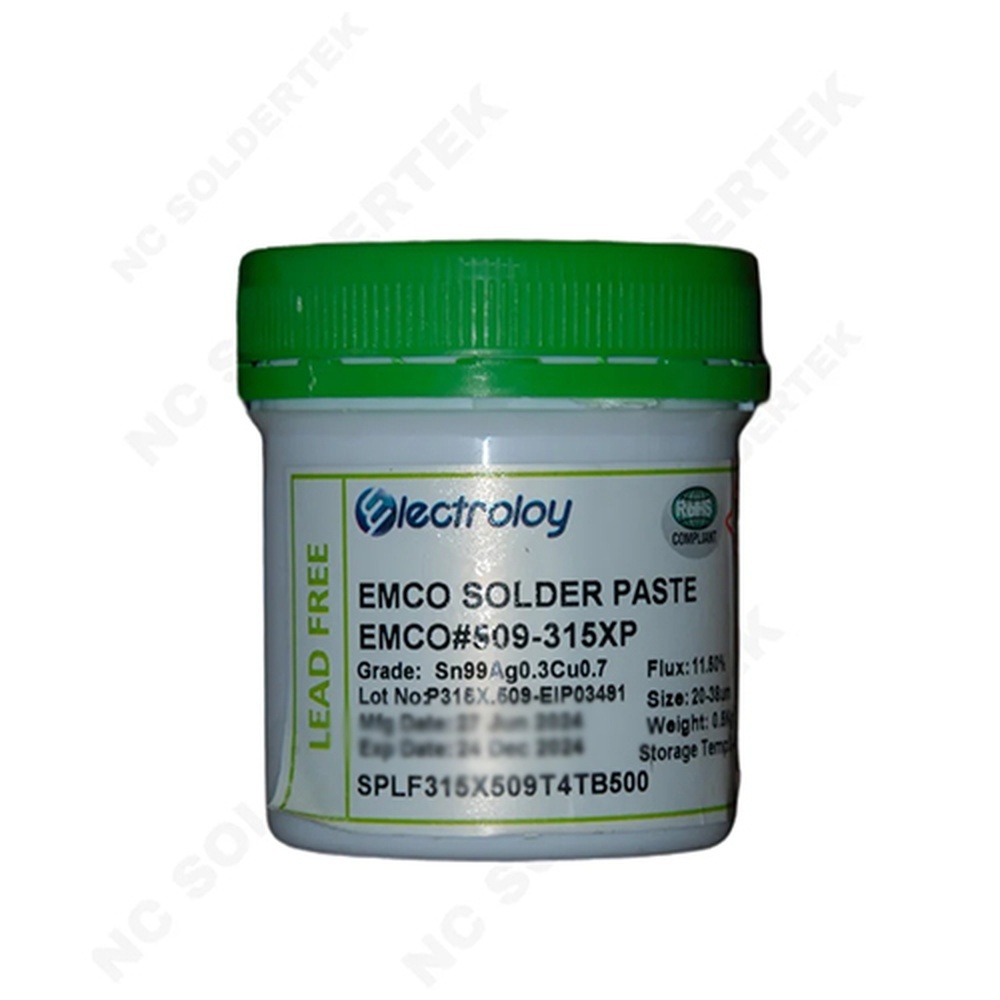 Electroloy Sac0307 T4 Solder Paste - Color: Silver