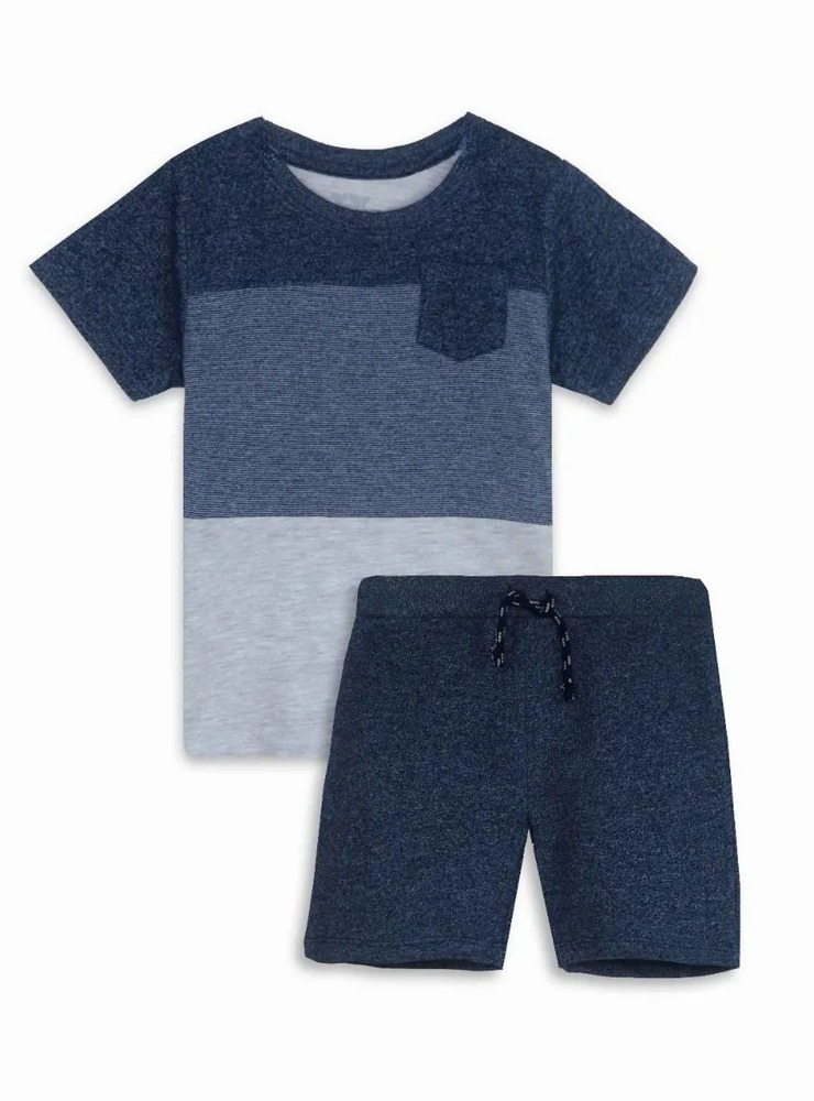 Boys Printed 2 PC  Shorty Sets