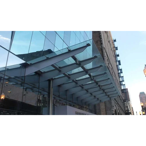 Residential Glass Canopy - Color: Any Color