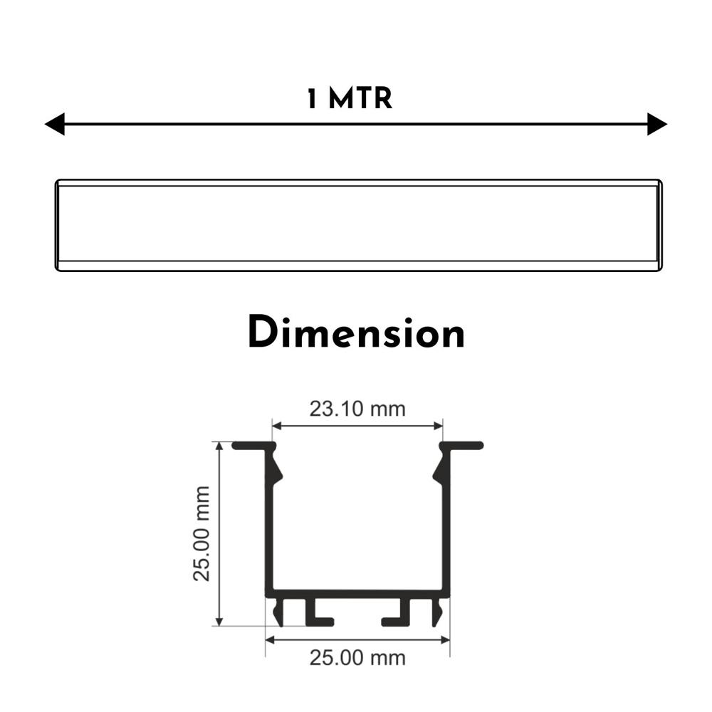 25x25 Mm Consil - Application: Architectural Lighting