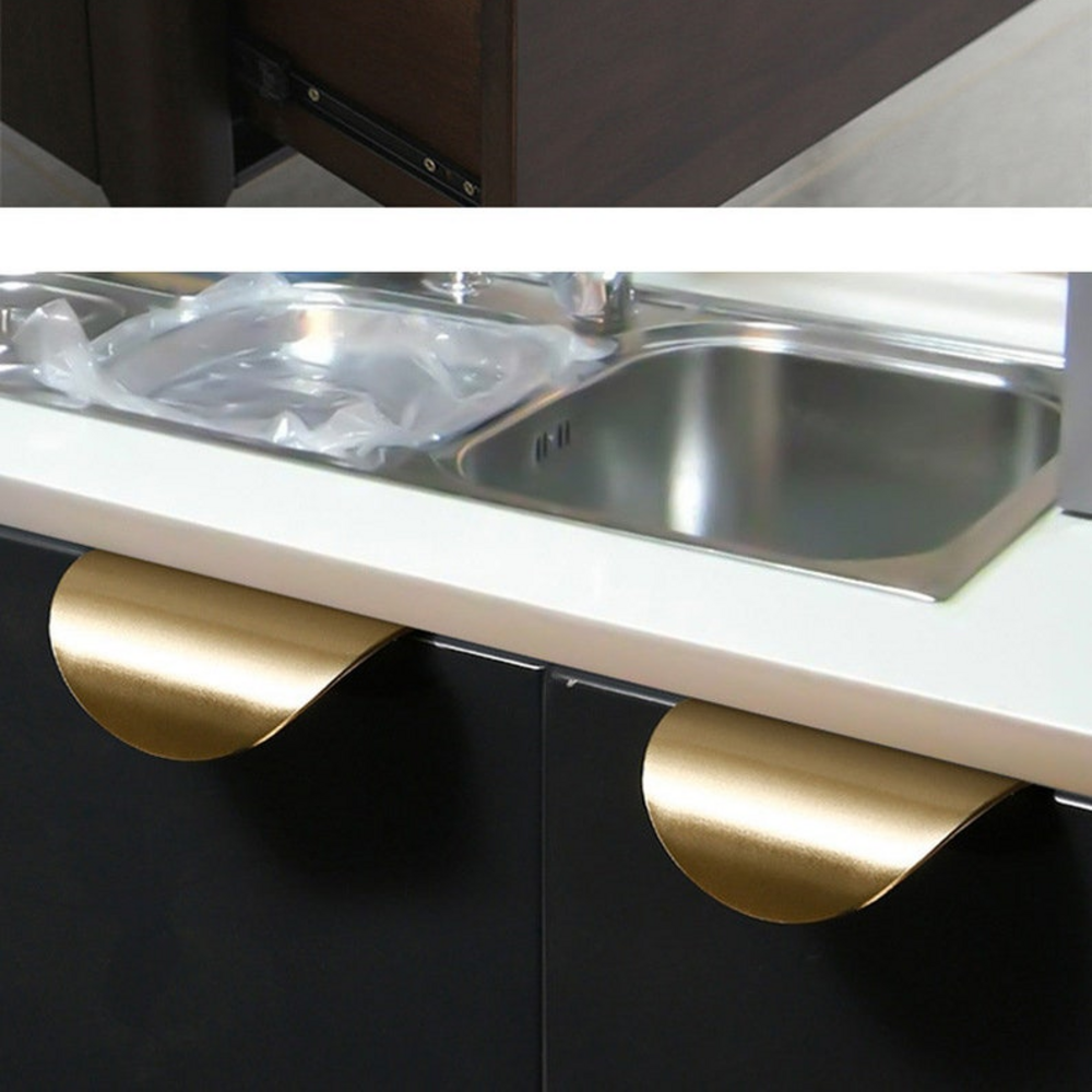Stag Lip Pull Handle | Kitchen Cabinet Pull | Concealed Pull | Dresser Handle | Modern Drawer Pull | Wardrobe Handle | Cupboard Handle | Bevelled Pull | Leaf Handle