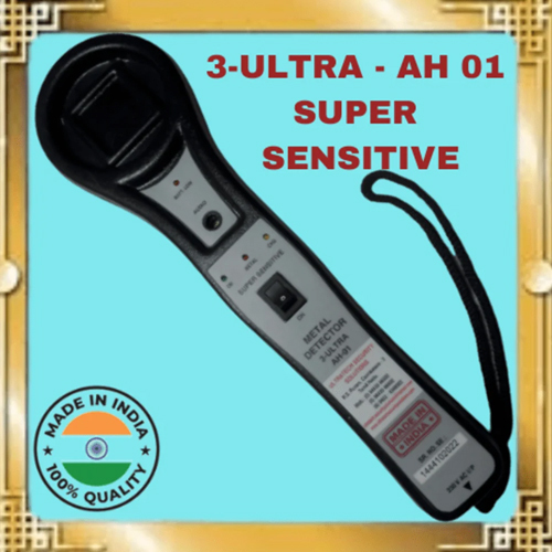 Ultra-Ah 01 Gold Jewellery Metal Detector - Color: Black