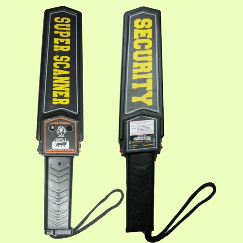 Security Metal Detectors Super Scanner - Color: Black