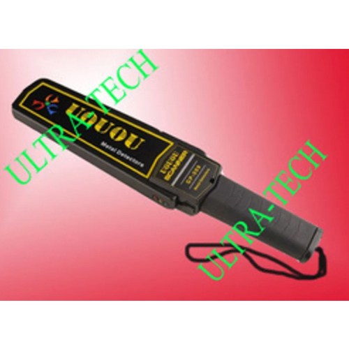 Security Metal Detector With Bar Graph - Color: Black