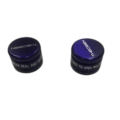 Aluminium Black Bottle Cap - Material: Plastic