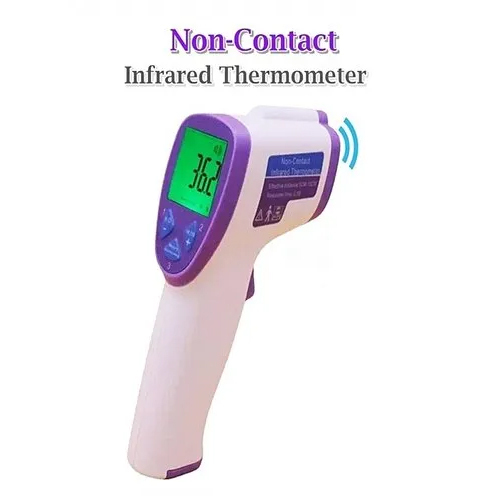 Non Contact Forehead Infrared Electronic Thermometer - Color: White