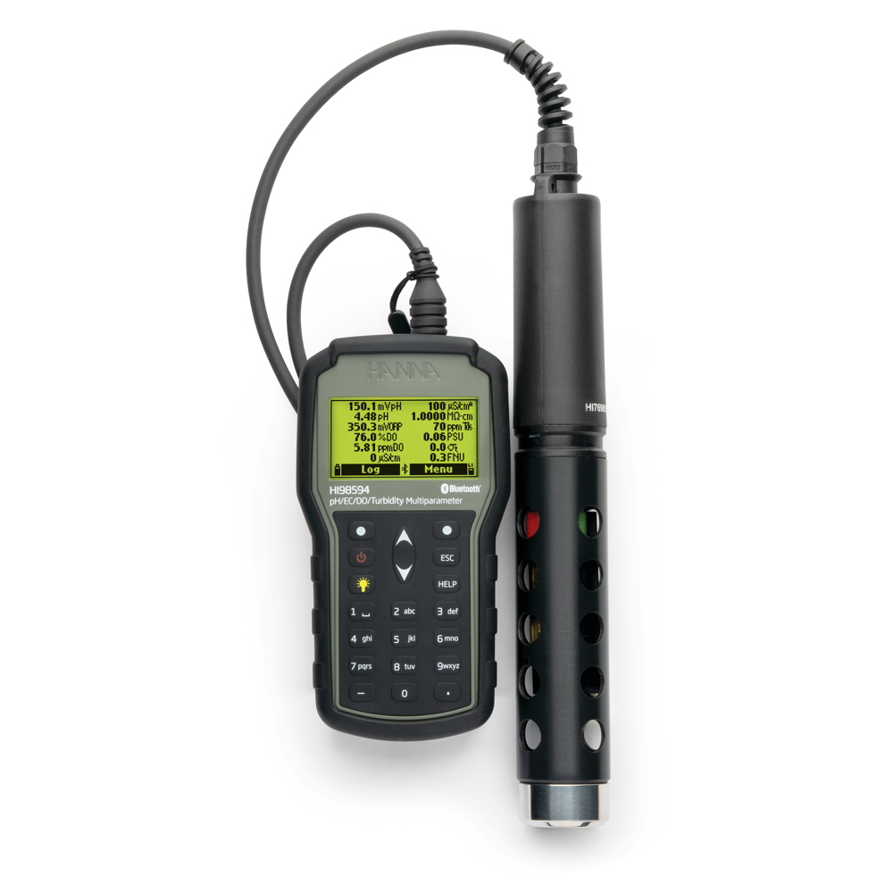 Multiparameter Bluetooth Portable pH/EC/Turbidity/OPDO Meter - HI98594
