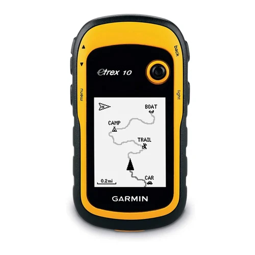 Garmin Gps Etrex 10 Rugged Handheld Gps With Enhanced Capabilities - Battery Backup: 25 Hours