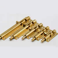 Oceanic Brass Door Stopper | Sturdy Door Stop | Tower Bolt | Barrel Bolt