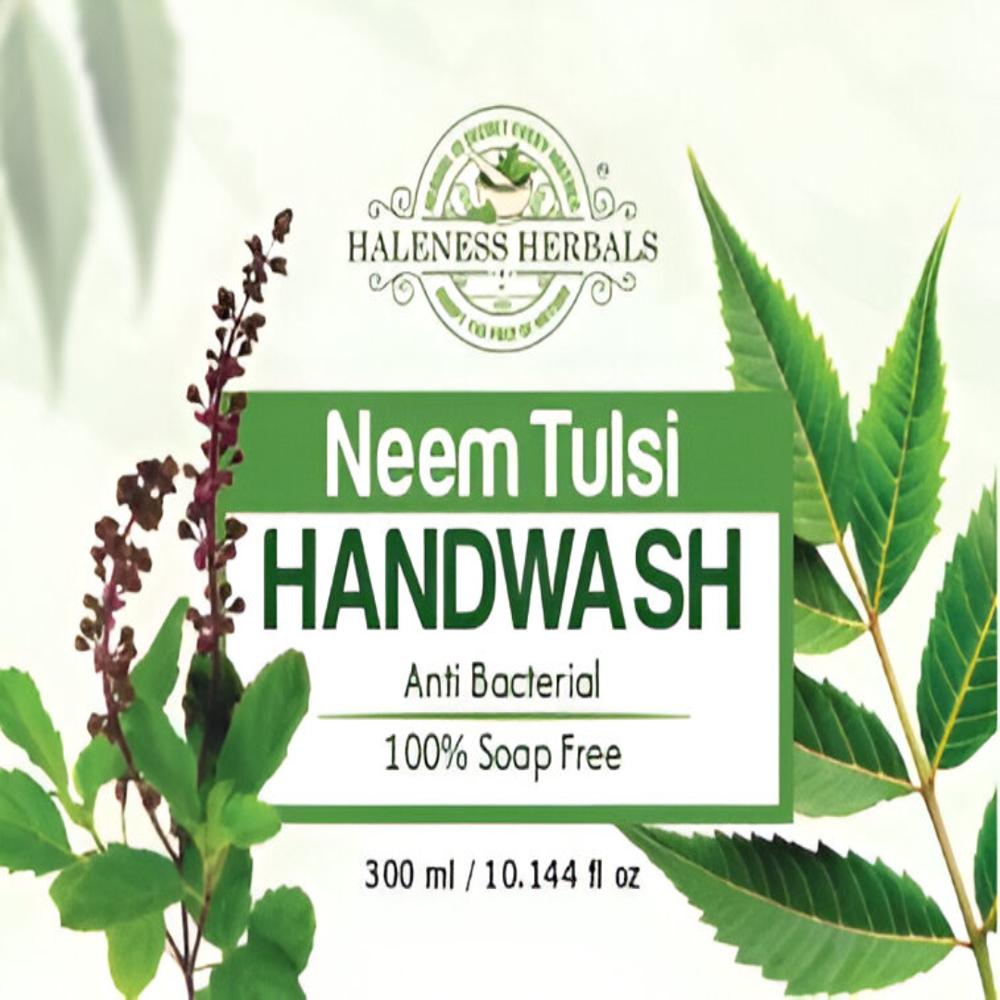 Neem And Tulsi Hand Wash - Color: Green