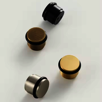 Pearl Brass Door Stop | Floor Bumper | Non-magnetic Door Holder | Sturdy Door Stopper