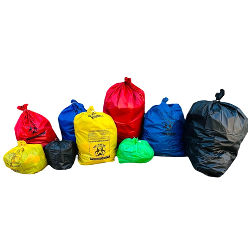 Bio Medical Waste Collection Bags - Color: Multicolor