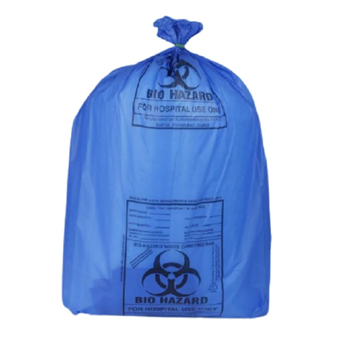 Blue Hospital Usage Garbage Bag