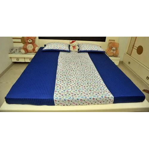 Half N Half Printed Design Bedsheet