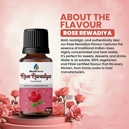 Rose Rewadiya Food Flavour - Physical Form: Liquid