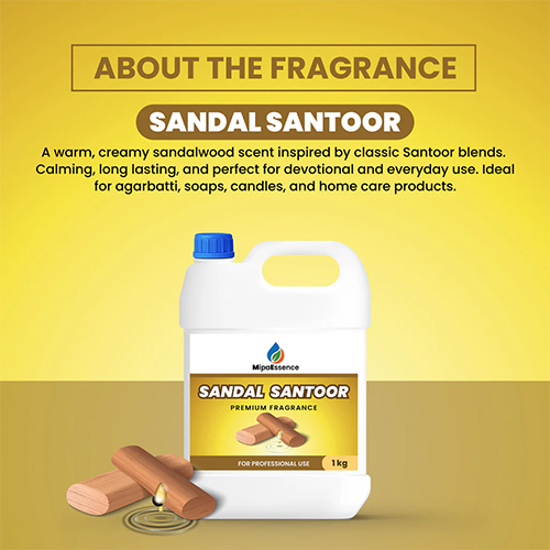 Sandal Santoor Fragrance Essence - Suitable For: Long Time Travel