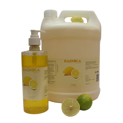 Lemon Hand Wash - Liquid Hand Soap, Yellow Color | Non-toxic Formula, Middle Foam, Invigorating Lemon Fragrance For Daily Use