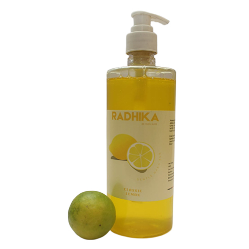 Lemon Hand Wash - Liquid Hand Soap, Yellow Color | Non-toxic Formula, Middle Foam, Invigorating Lemon Fragrance For Daily Use